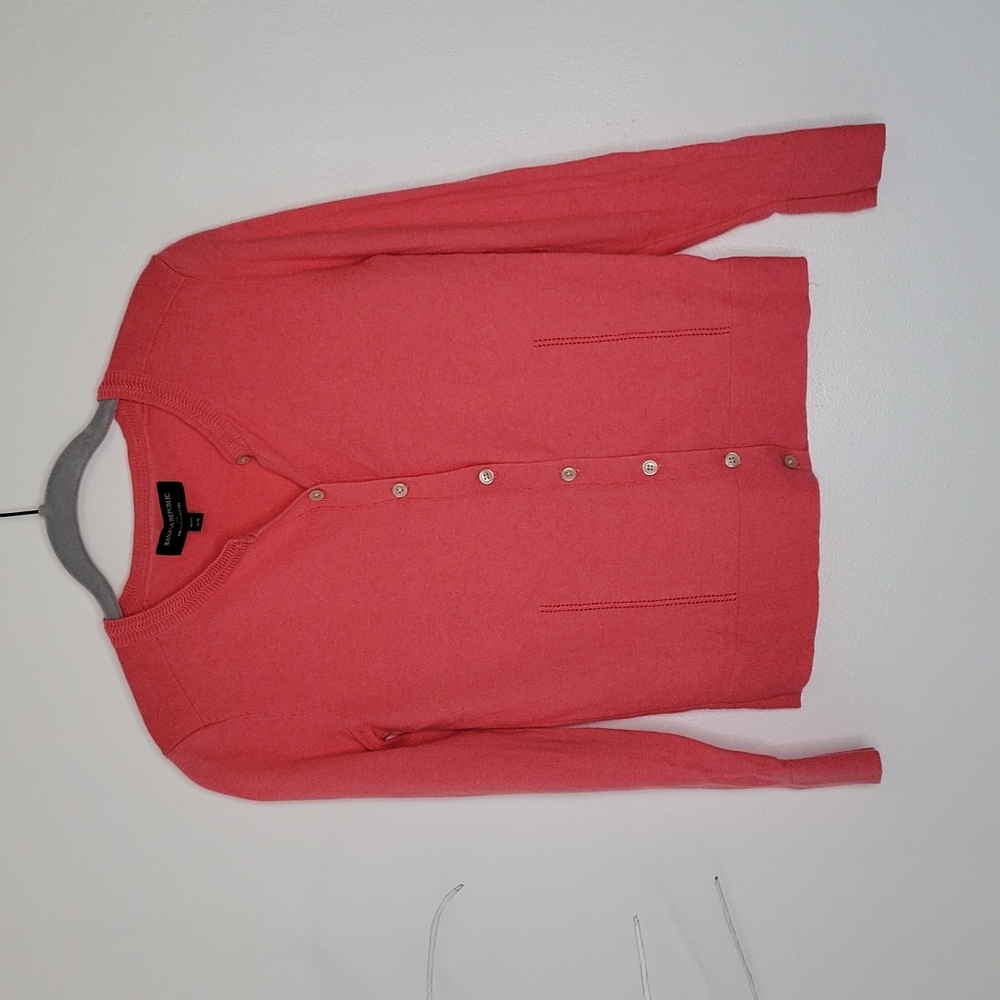 Banana Republic Coral Cardigan Sweater SZ XSP